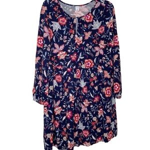 Old Navy floral shift dress. Size M
